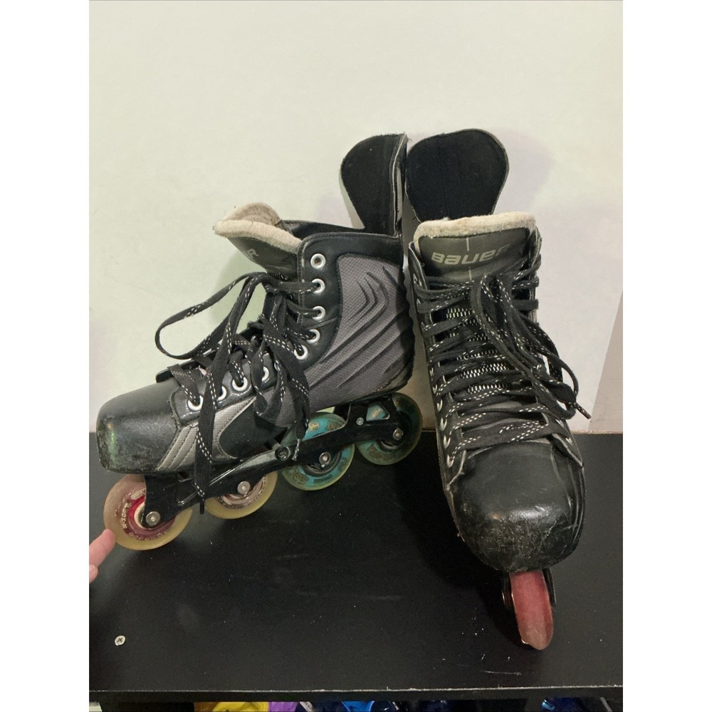 Bauer Vapor XR2 Inline Roller Hockey Skates Men senior Size USA 10.5 - Has Wear
